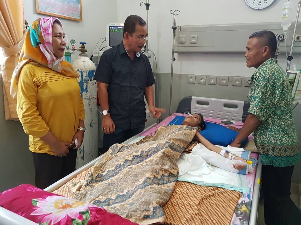 Sekda Inspeksi RSUD Dr Pratomo dan Jenguk Sejumlah Pasien